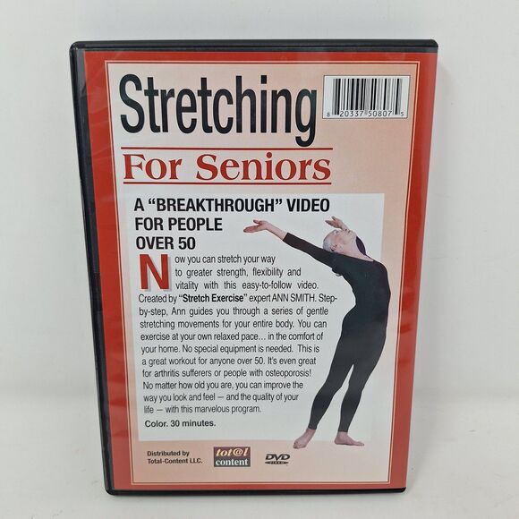 Stretching For Seniors With Ann Smith DVD Home Exercise Mobility Strength - Picture 2 of 5